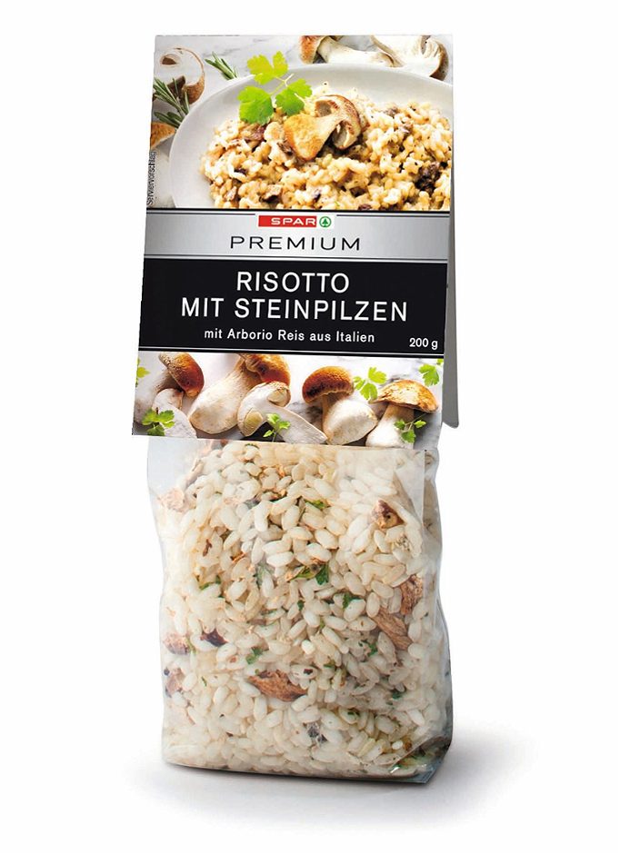 SPAR PREMIUM Risotto mit Steinpilzen 200 G