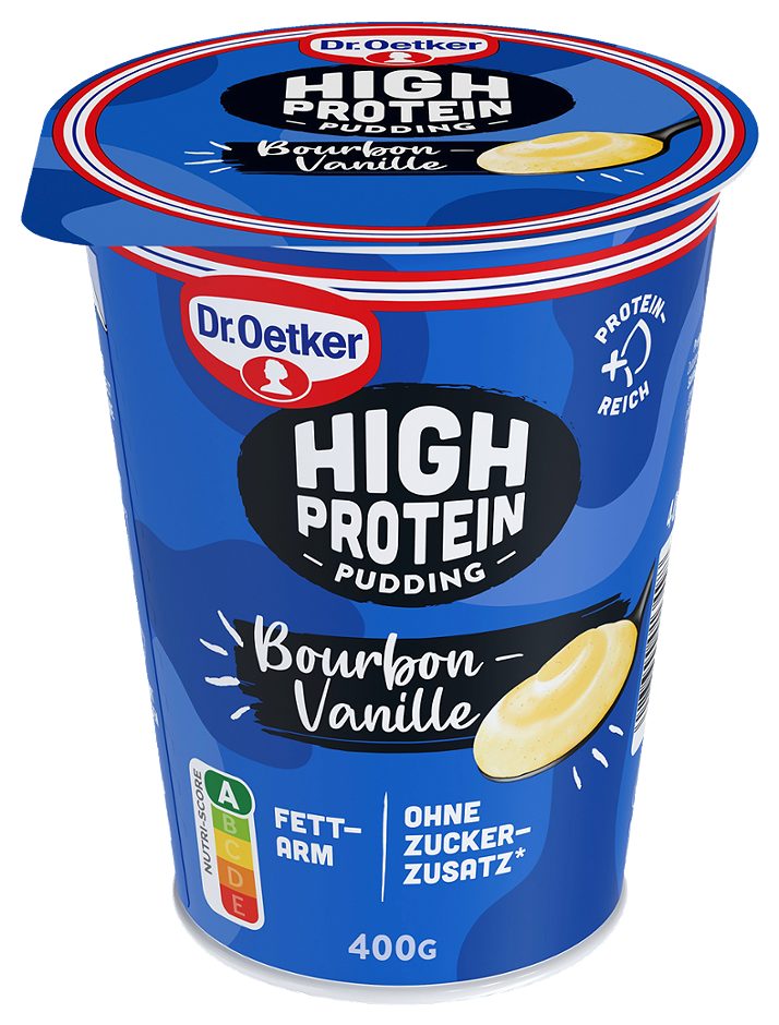 Dr. Oetker High Protein Pudding Vanille 400 G EINWEG ohne Pfand