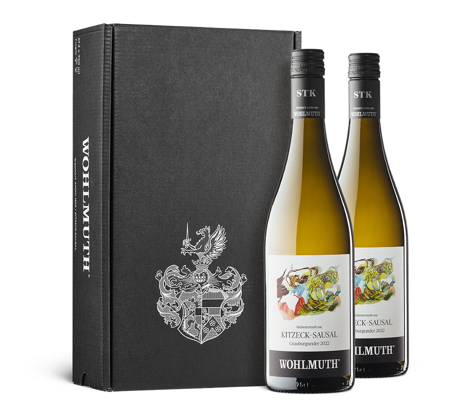 Wohlmuth Grauburgunder Kitzeck-Sausal im Geschenkkarton 2022 1,5 L