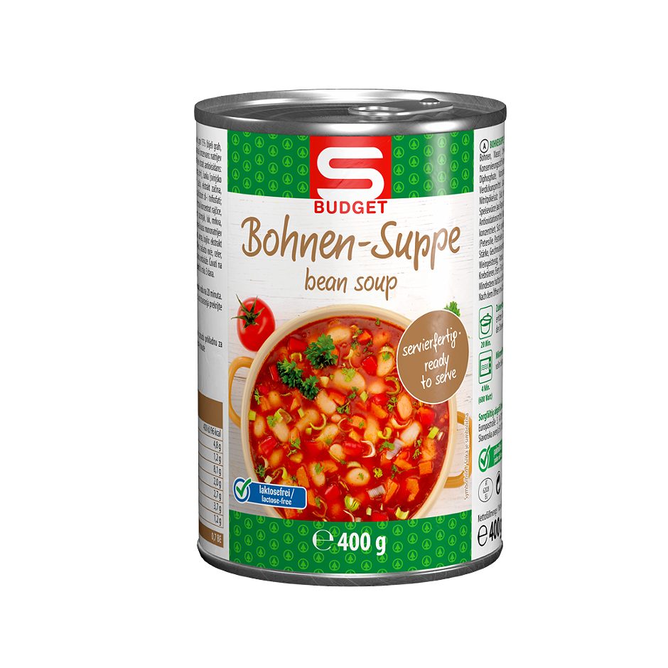 S-BUDGET Bohnensuppe 400 G