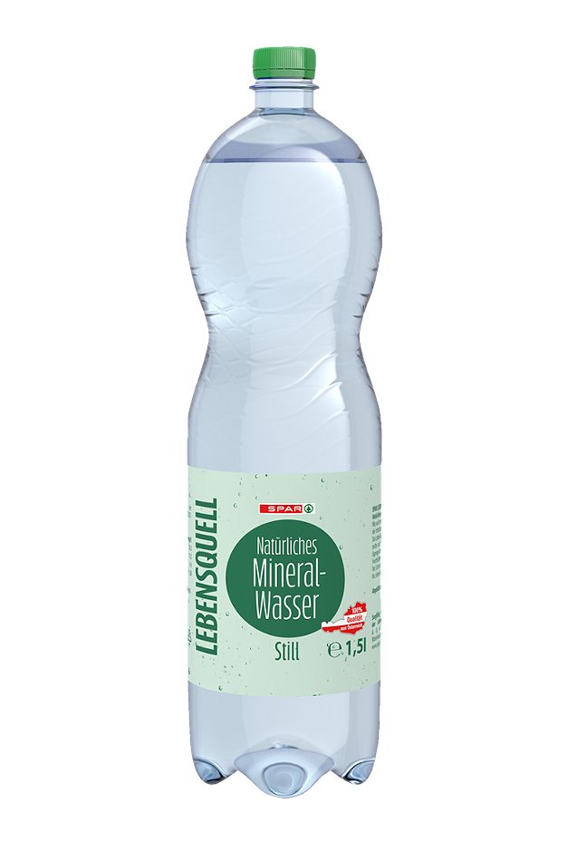 SPAR Lebensquell Natürliches Mineralwasser still 1,5 L EINWEG mit Pfand