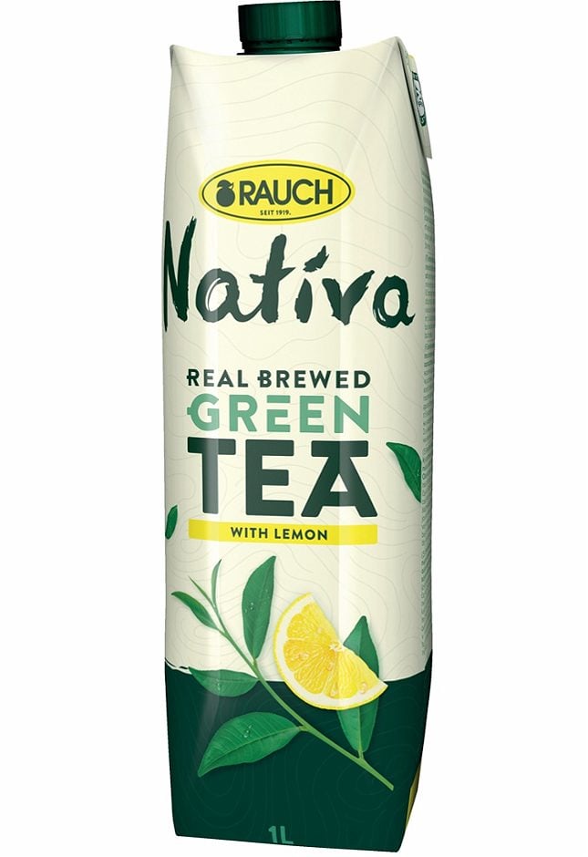 Rauch Nativa Green Tea Lemon 1 L EINWEG ohne Pfand