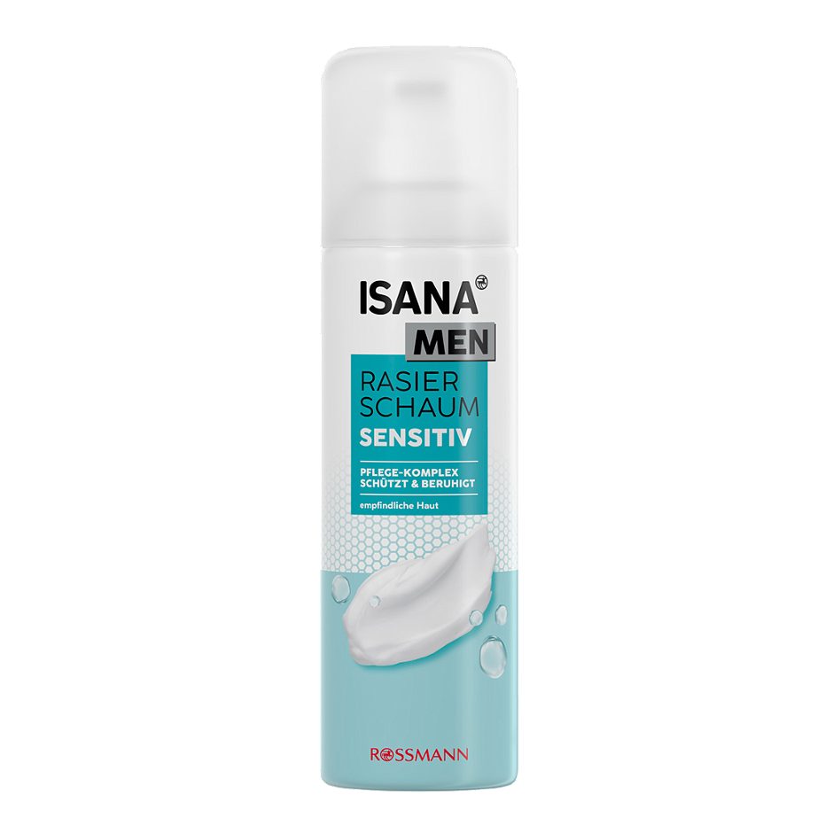 Isana Men Rasierschaum Sensitiv 300ml