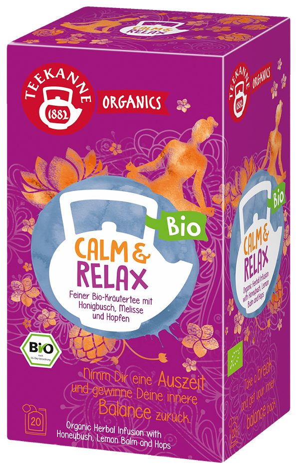 Teekanne Organics Bio-Kräutertee Calm & Relax 20 Teebeutel