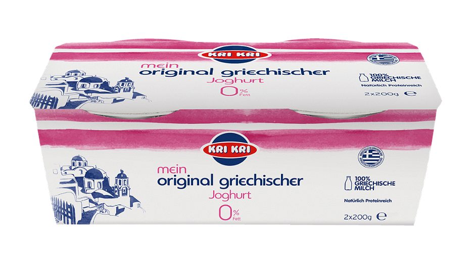 Kri Kri Griechischer Joghurt 0% Fett 2x200g 400 G