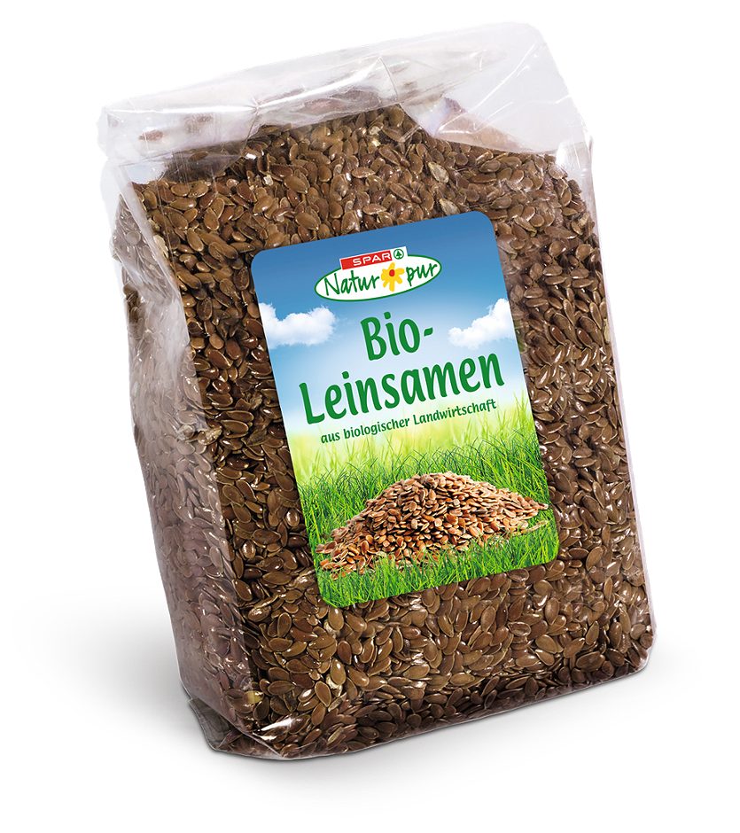 SPAR Natur*pur Bio-Leinsamen ganz 400 G