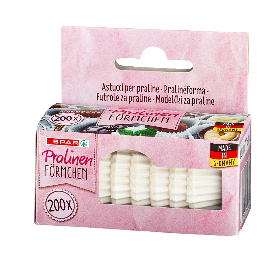 SPAR Pralinenförmchen weiss 200 Stück