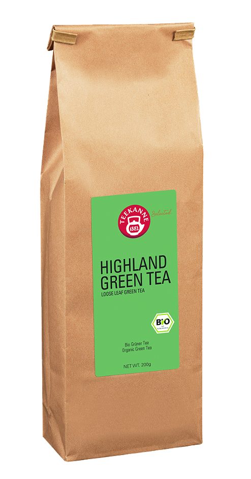 Teekanne Bio-Grüntee lose Highland Green Tea 200 G
