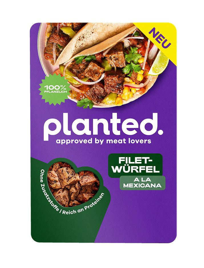 planted Filetwürfel a la Mexicana 180 G
