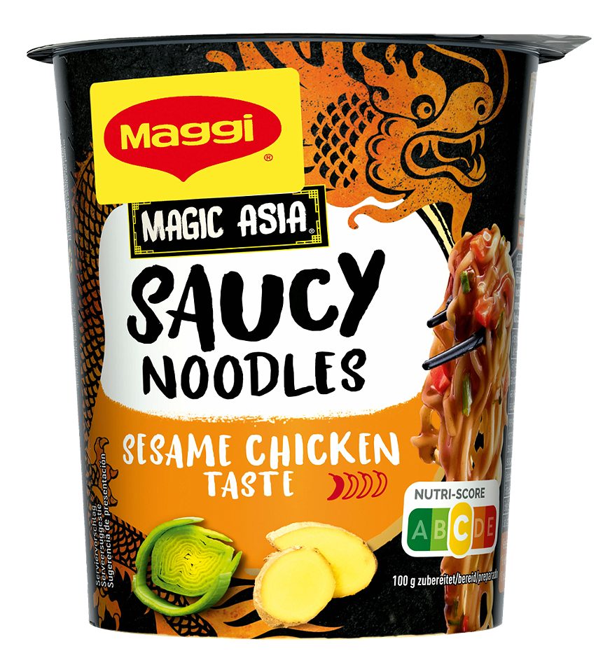 MAGGI Magic Asia Saucy Noodles Sesam Huhn Geschmack 75g