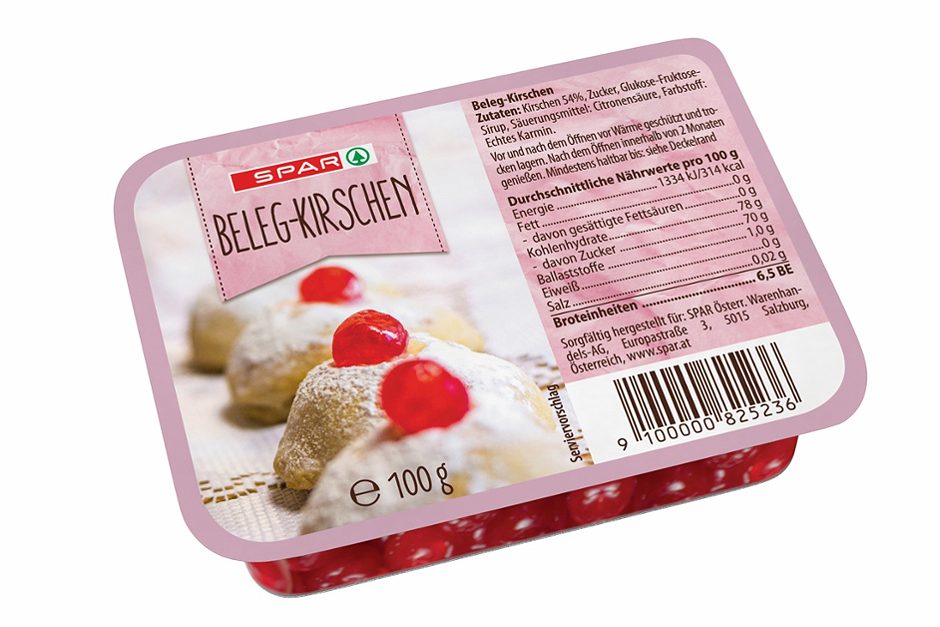 SPAR Beleg-Kirschen 100 G