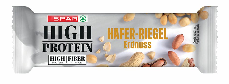 SPAR High Protein Hafer-Riegel Erdnuss 40 G