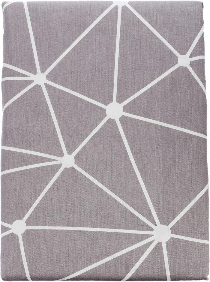 RUBIN Satin Bettwäsche grau 70x90cm / 140x200cm
