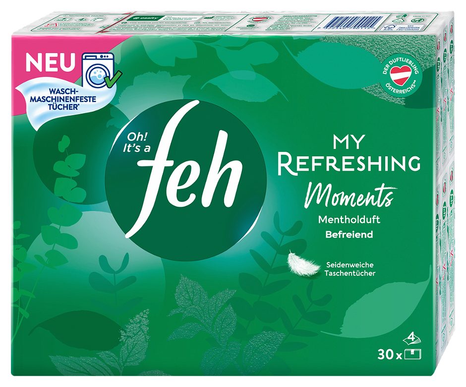 Feh Taschentücher Menthol 30 x 9 Stück