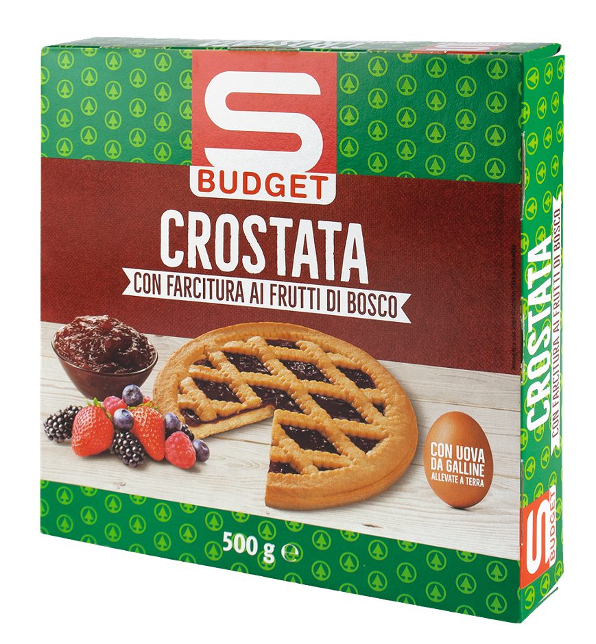 S-BUDGET Crostata Farcitura ai Frutti di Bosco 500 G