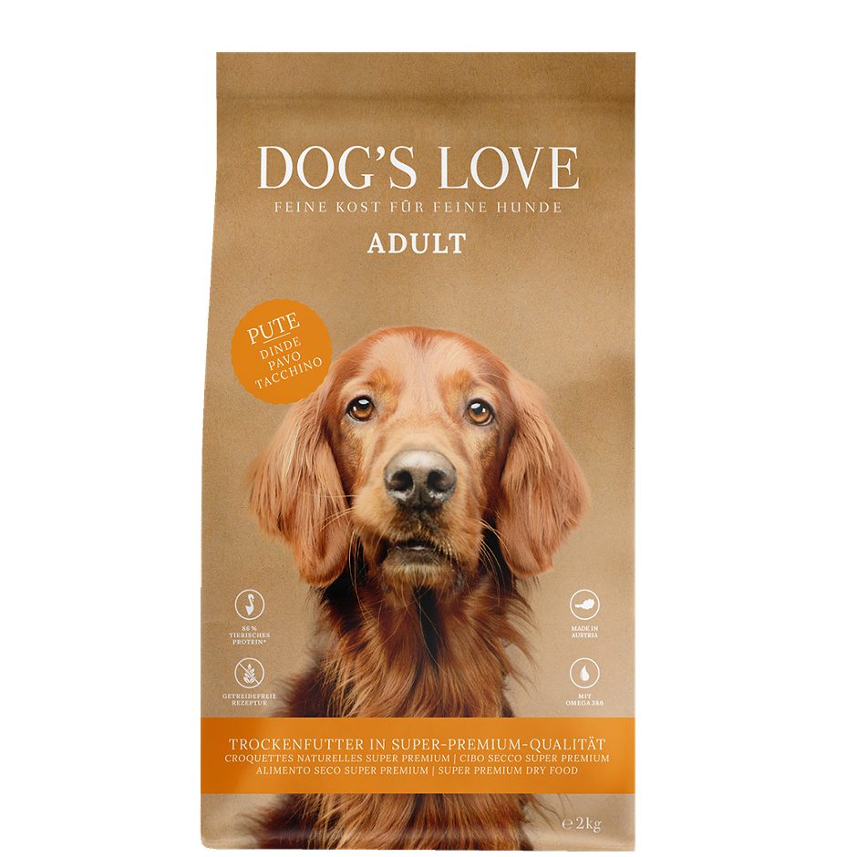 Dog's Love Hundenahrung Pute 2 KG