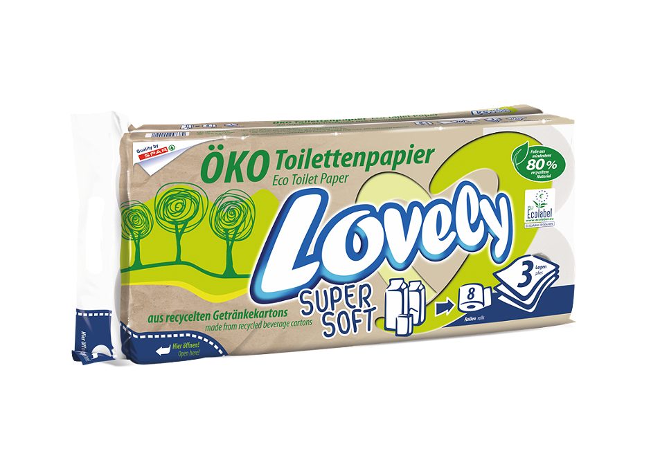 Lovely ÖKO Toilettenpapier 8 Rollen
