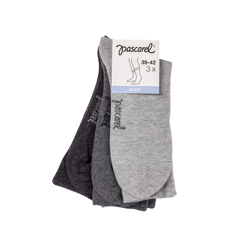 pascarel Herren Socken grau, 43/46 3er