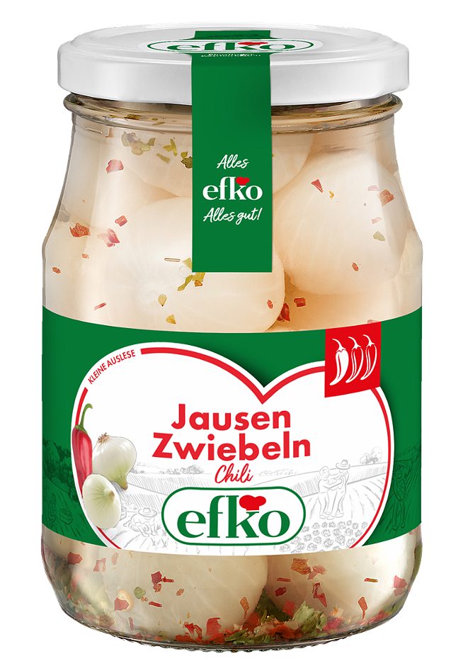 efko Jausenzwiebeln mit Chili 330 G