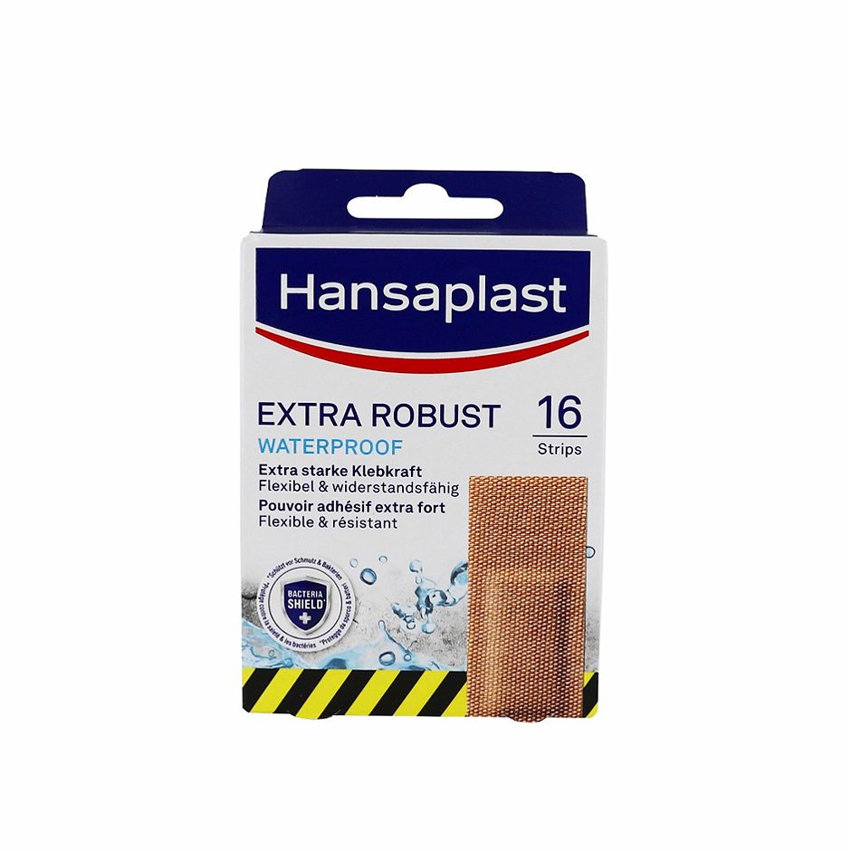 Hansaplast Extra Robust Pflaster waterproof 16 Stück