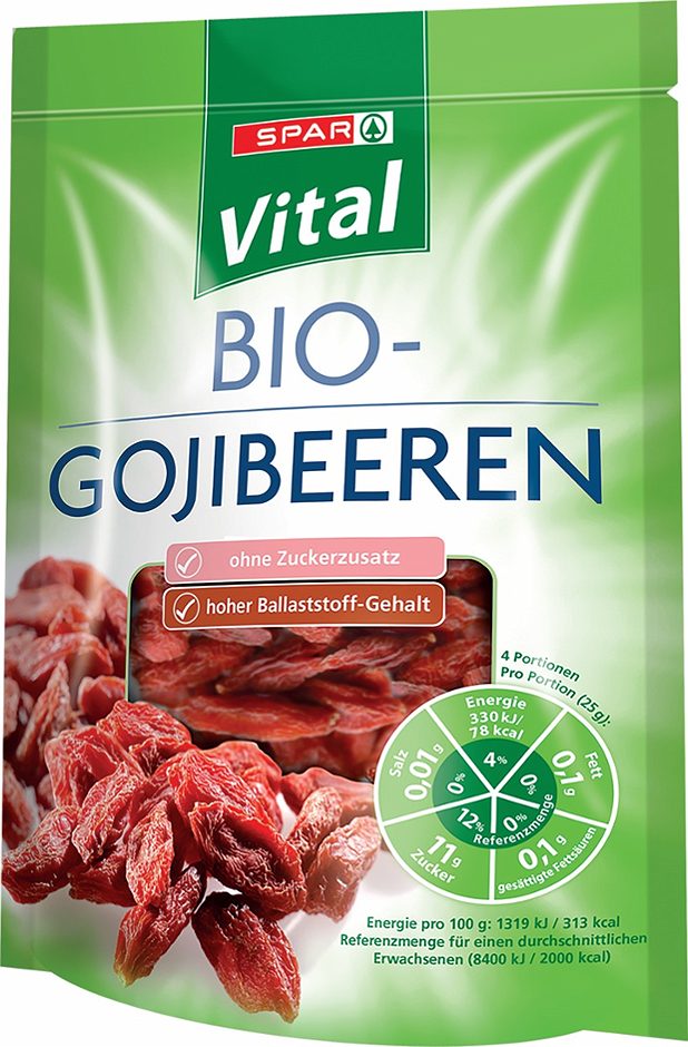 SPAR Vital Bio-Gojibeeren getrocknet 100 G