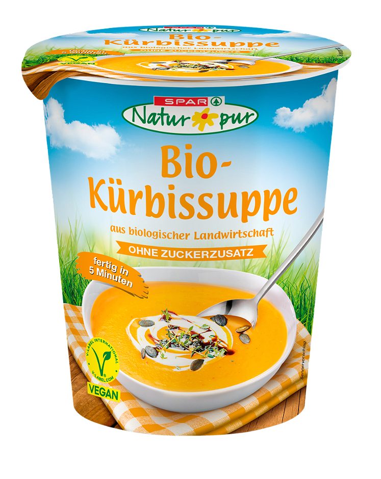 SPAR Natur*pur Bio-Kürbissuppe 400 ML