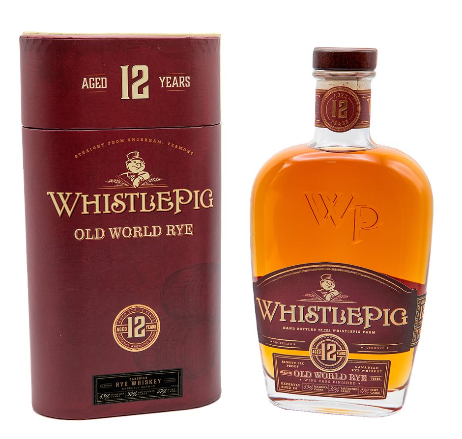 WhistlePig Old World Rye Whiskey Wine Cask Finished 12 YO 0,7 L