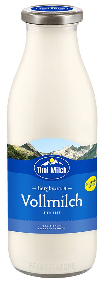 Tirol Milch Bergbauern Vollmilch länger frisch 1 L MEHRWEG