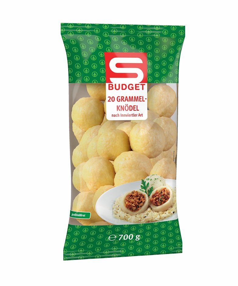 S-BUDGET Grammelknödel nach Innviertler Art 20 Stück à 35g 700 G