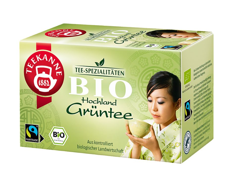 Teekanne Bio Grüntee Hochland 20 Beutel 68 G