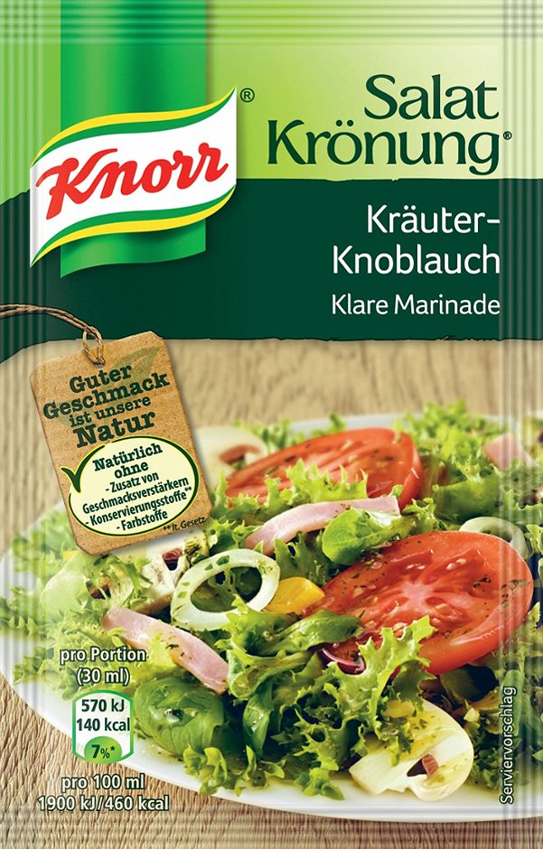 Knorr Salat Krönung Dressing Kräuter-Knoblauch 8g