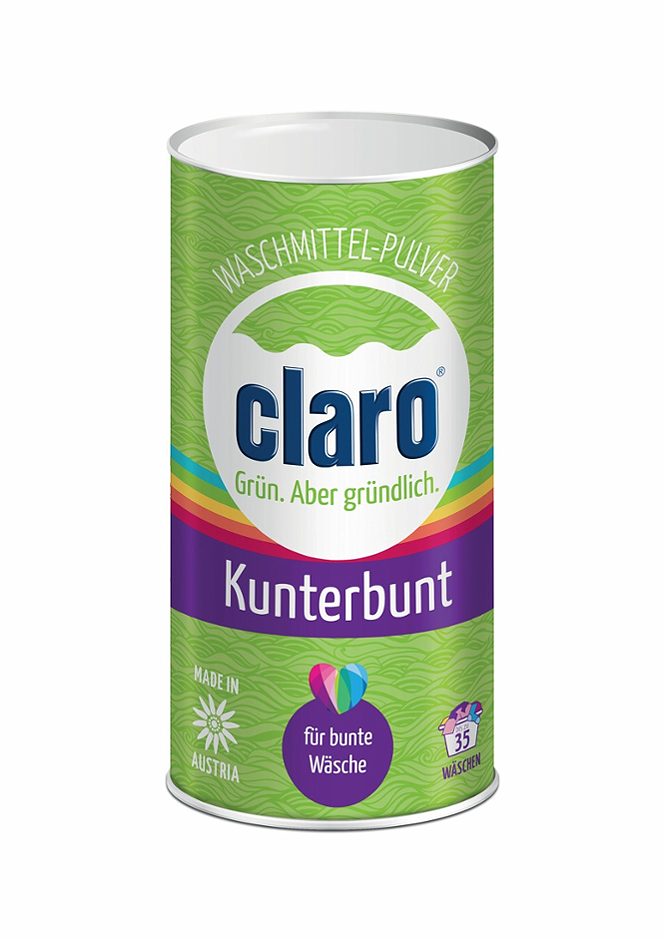 Claro Waschmittel-Pulver Kunterbunt 35WG