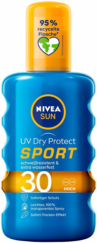 Nivea sun Sonnenspray UV Dry Protect Sport LSF30 200 ml