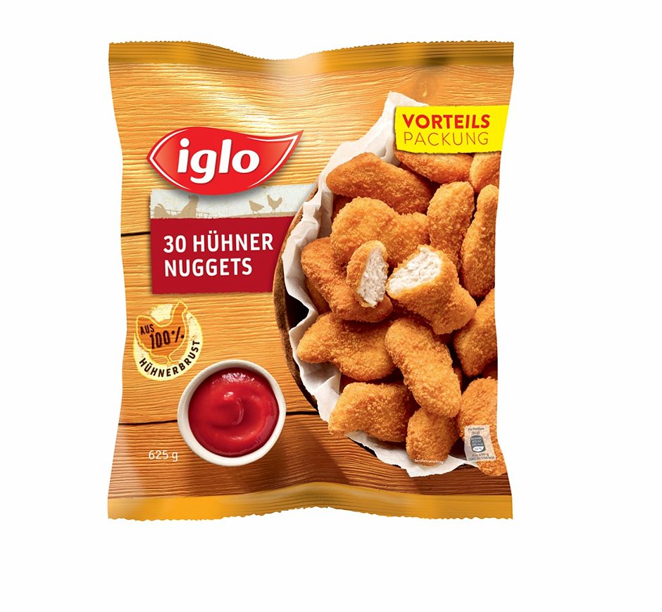 Iglo Hühner Nuggets 30 Stück 625 G