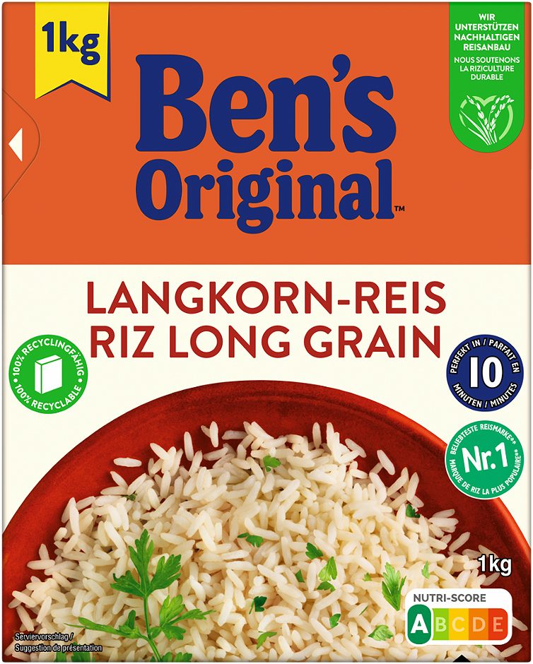 BEN’s ORIGINAL Langkorn-Reis 1 KG