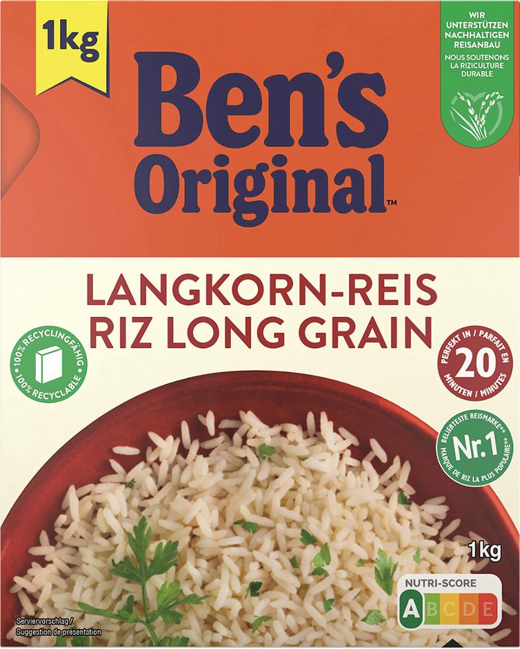 BEN’s ORIGINAL Langkorn-Reis 1 KG