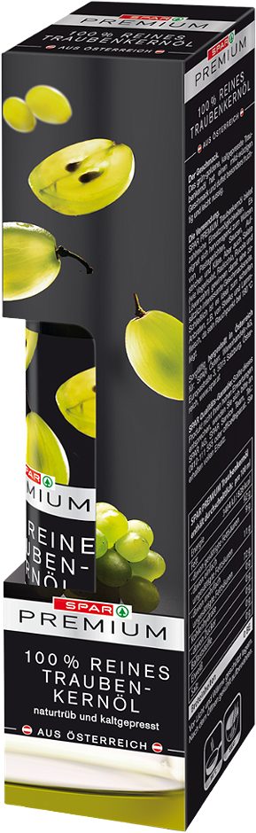 SPAR PREMIUM 100% Reines Traubenkernöl naturtrüb und kaltgepresst 100 ML
