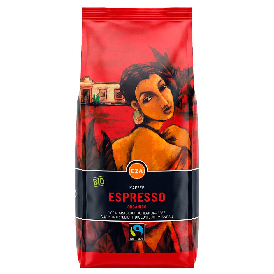 EZA Bio-Kaffee Organico ganze Bohnen 1KG 1 KG