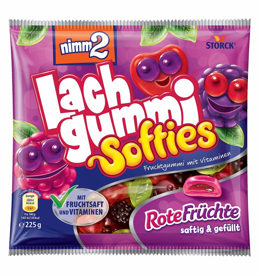 Storck Nimm 2 Lachgummi Softies rote Früchte 225 G