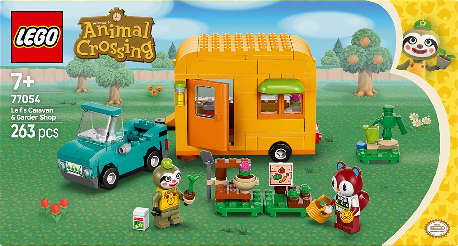LEGO Animal Crossing Gerds Wohnwagen & Gärtnerei 77054