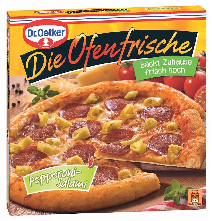 Dr. Oetker Die Ofenfrische Pepperoni-Salami 415 G