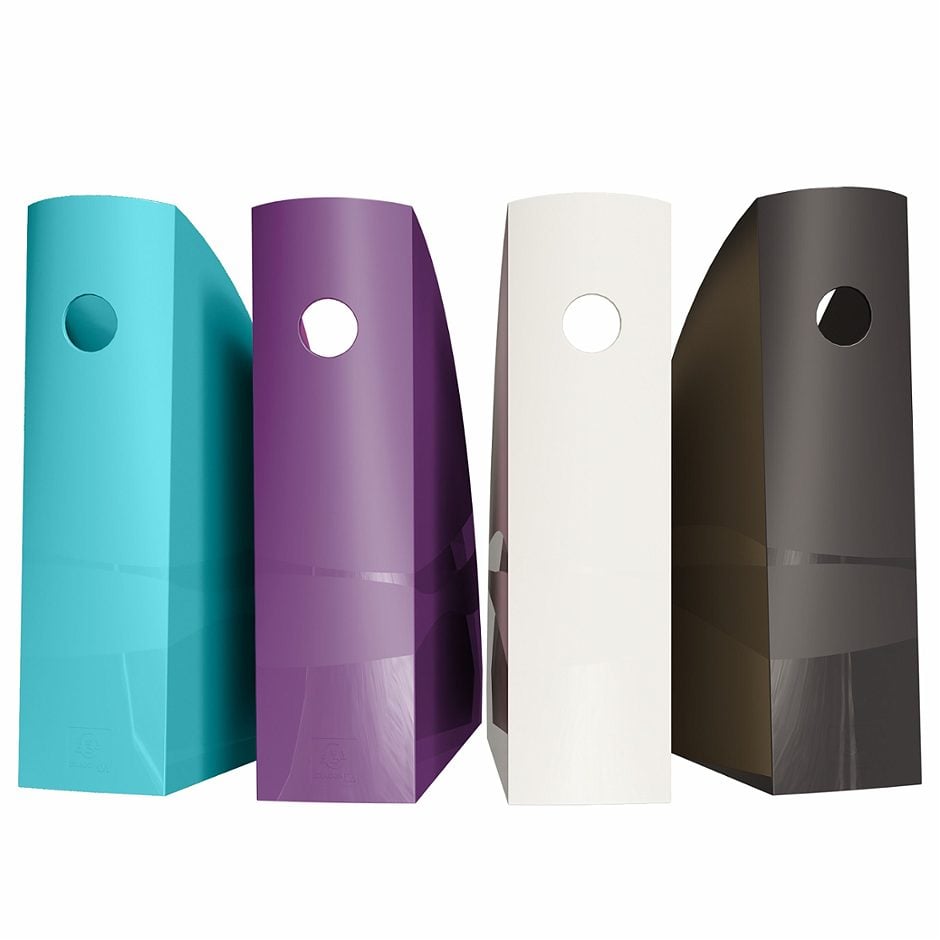 Exacompta Set mit 4 Stehsammlern Mag-Cube, Kollektion Titan