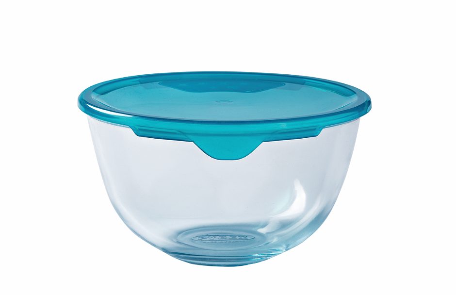Pyrex Salat und Rührschüssel 1L mit Deckel