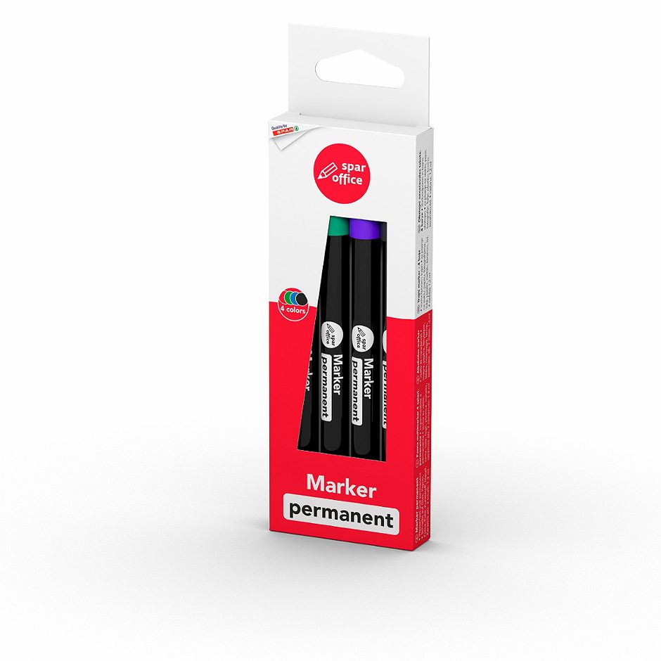 SPAR office Multi-Marker permanent 4 Farben