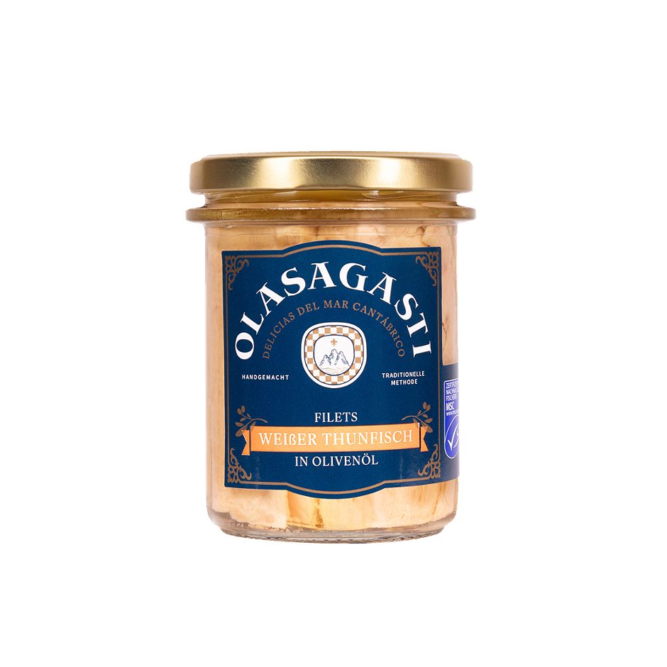 Olasagasti MSC Thunfischfilets Albacore in Olivenöl 190 G