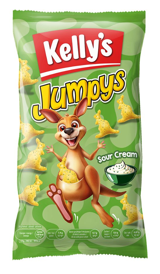 Kelly's Jumpys Sour Cream 75 G