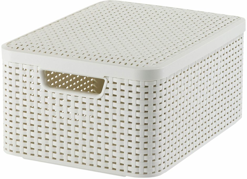 Keter Style Box M mit Deckel cremeweiss