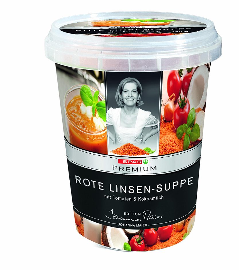 SPAR PREMIUM Edition Johanna Maier Rote Linsensuppe 400 ML