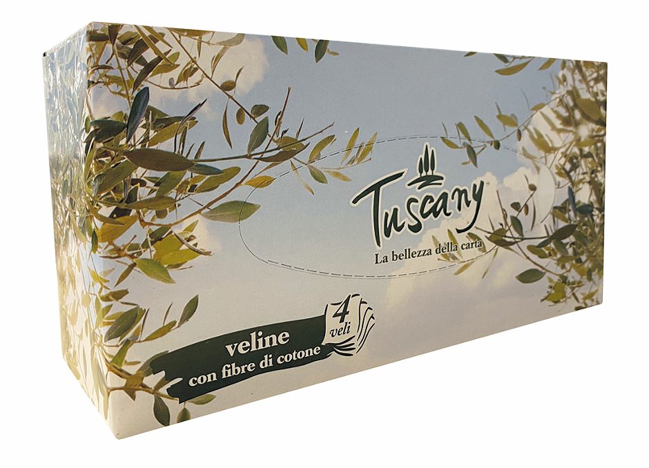 Tuscany Kosmetiktücher-Box 80 Stück