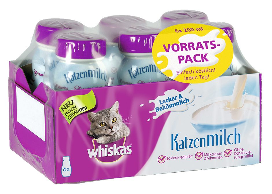 Whiskas Katzenmilch 6x200ml 1,2 L